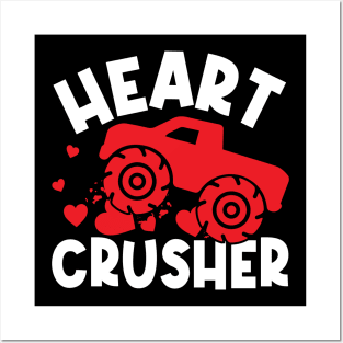 Heart Crusher Valentines Day Posters and Art